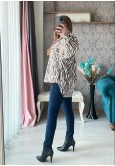 ZEBRA DESENLİ TUNİK CEKET
