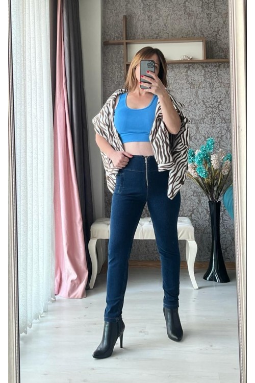 ZEBRA DESENLİ TUNİK CEKET