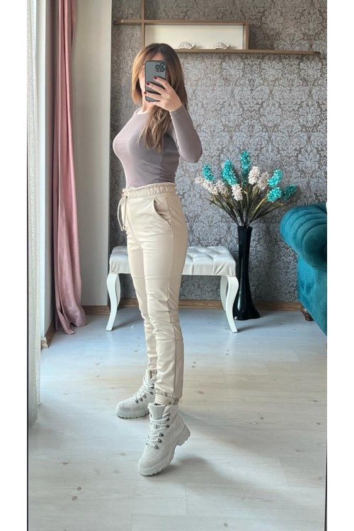 FÜME RENGİ KAŞKORSE BLUZ