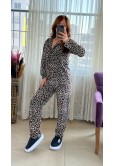 LEOPAR DESENLİ PİJAMA TAKIMI