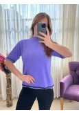 ORJİNAL MARKA YUMOŞ  MOR  BLUZ
