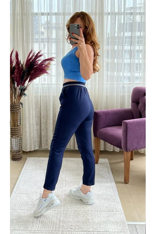 DUBLE PAÇA SİYAH PANTOLON