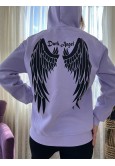 LİLA KAPUŞONLU SWEAT
