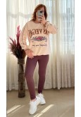 ZAARA KAHVE RENGİ SWEAT