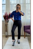 DUBLE PAÇA SİYAH PANTOLON