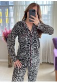 LEOPAR DESENLİ PİJAMA TAKIMI
