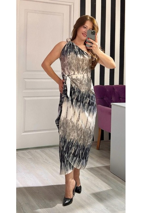 DESENLİ HELEN  ELBİSE